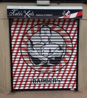 Shop shutter graphics printed onto vandal-resistant vinyl designed, printed and installed by Shutter Media in Teesside.